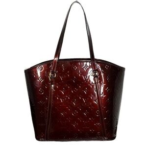 Authentic Louis Vuitton Avalon MM Amarante Vernis Tote
